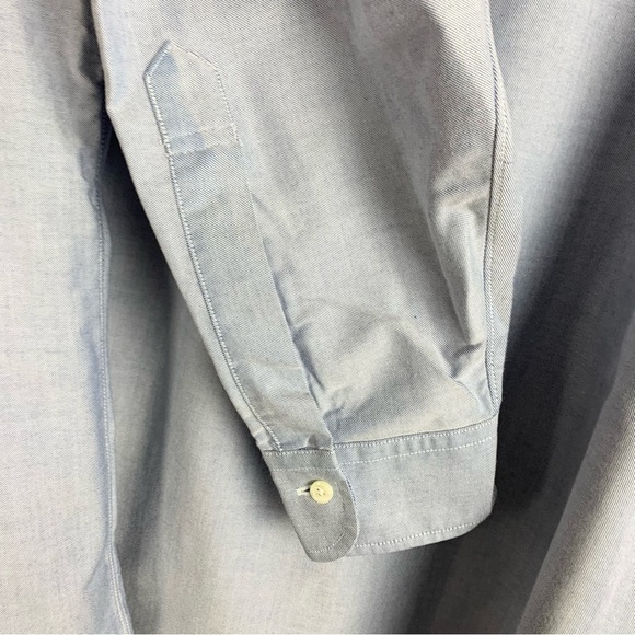 Brooks Brothers Makers Cotton Light Blue Mens Dress Shirt 16.5 - Picture 6 of 9